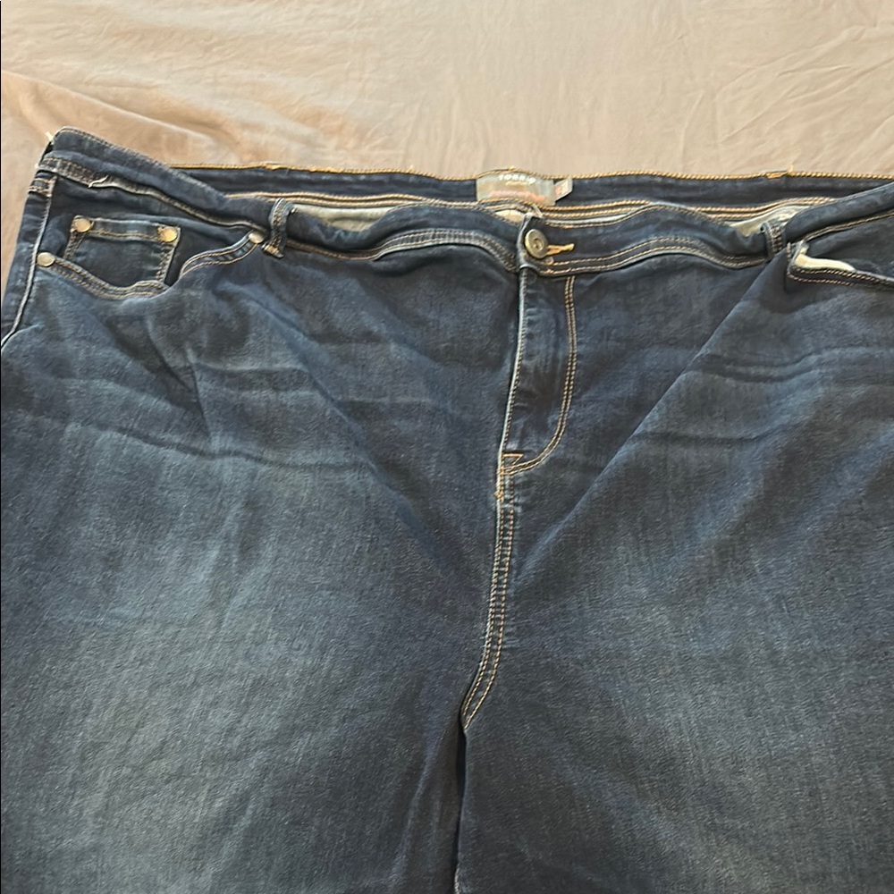 Torrid Blue Straight Leg Jeans with Classic Indigo Wash